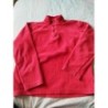 Polaire zippée rouge  TAILLE 12