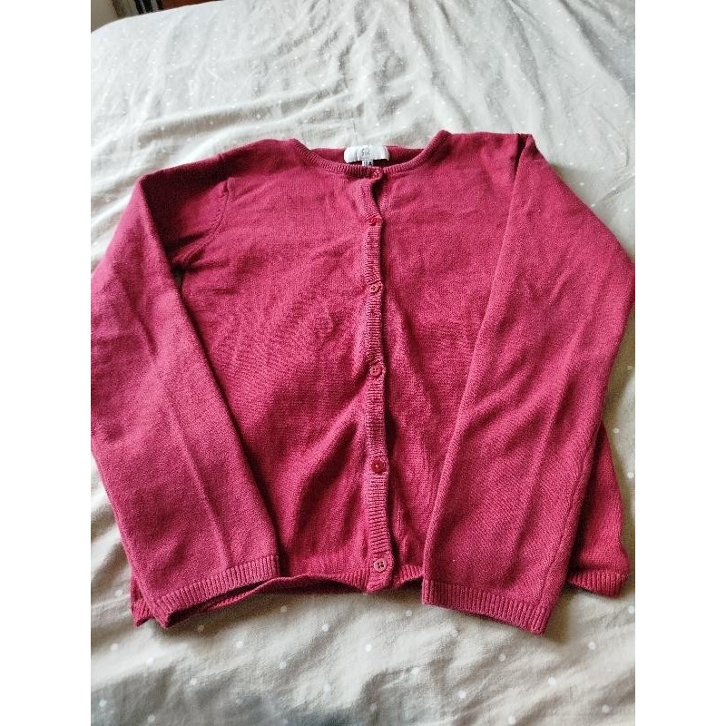 Gilet rouge foncé  TAILLE 10