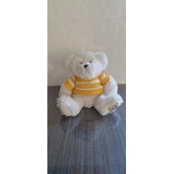 Peluches ours blanc