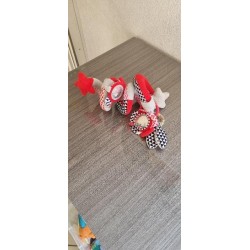 Jeu d'éveil étoile rouge,gris 