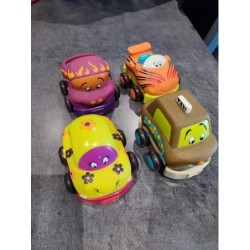 4 voiture à friction B.toys