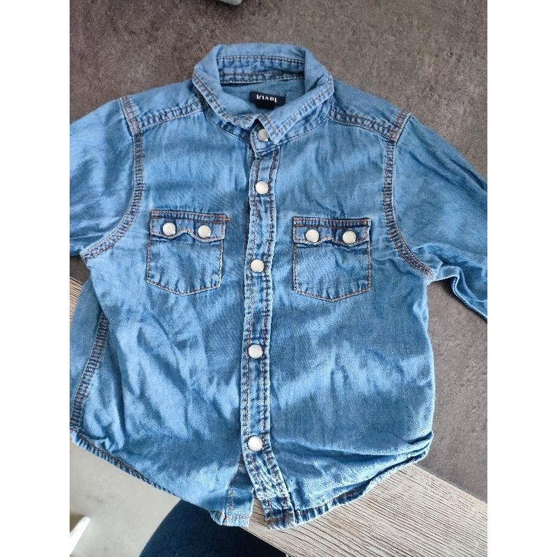 Chemise en jeans Kiabi 12 mois TAILLE 12 mois 