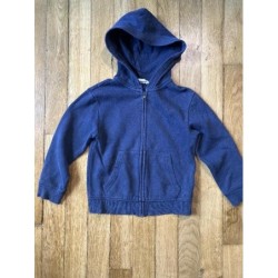 Sweat capuche bleu H&M 4-6 ans