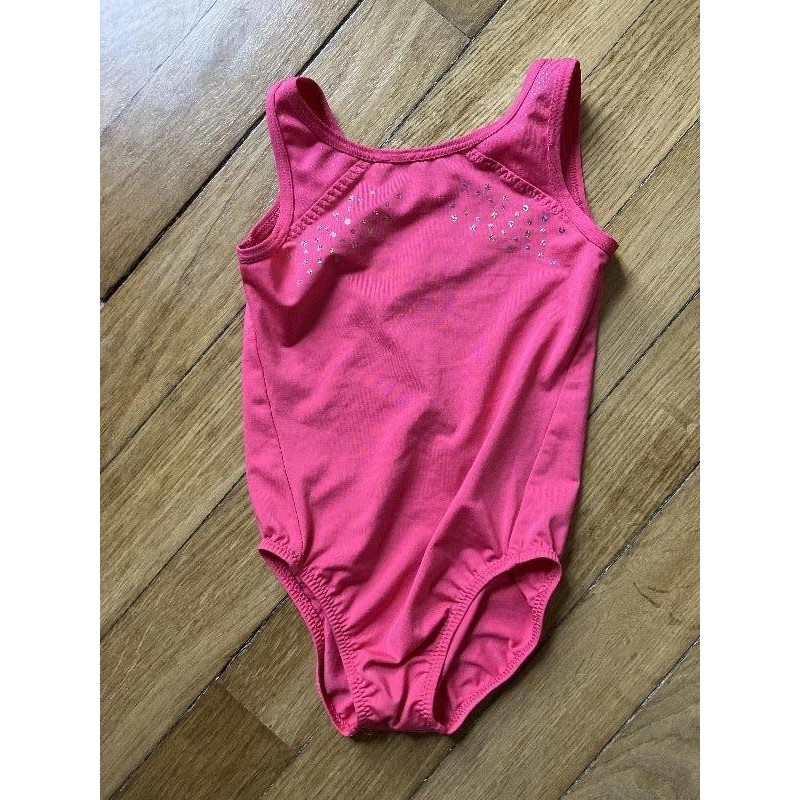Justaucorps gym rose Domyos 5 ans