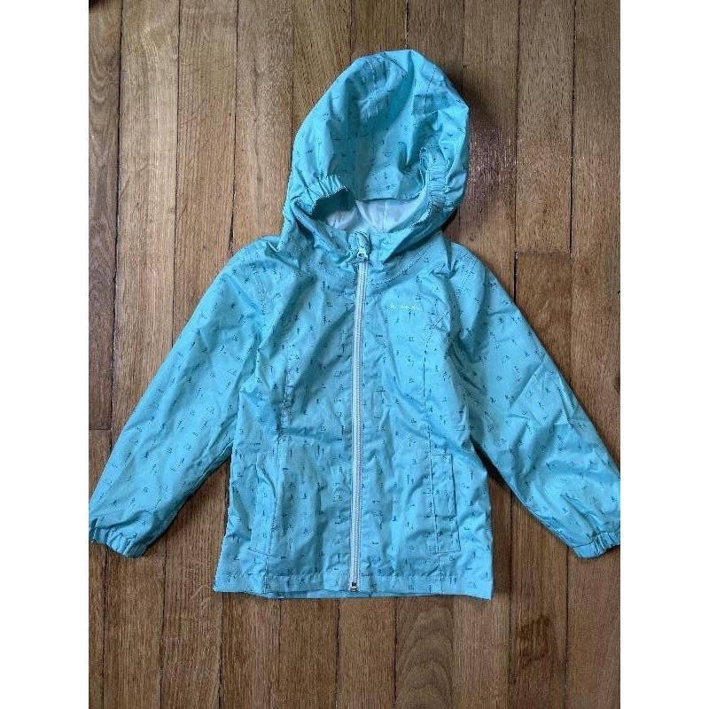 Veste pluie vert Quechua 3-4 ans