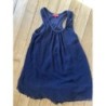 Robe bleu marine plumetis Tissaia 6ans