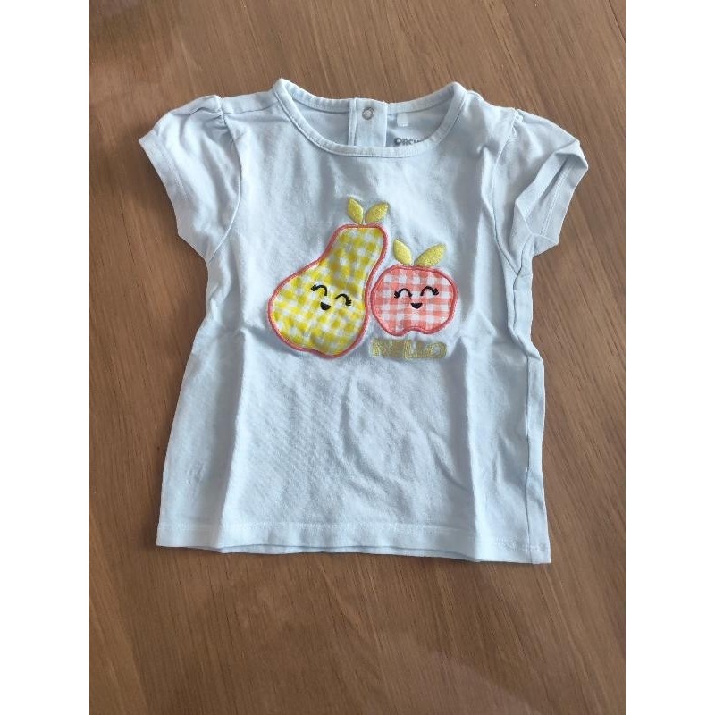 Tee shirt mc fille TAILLE 12 mois