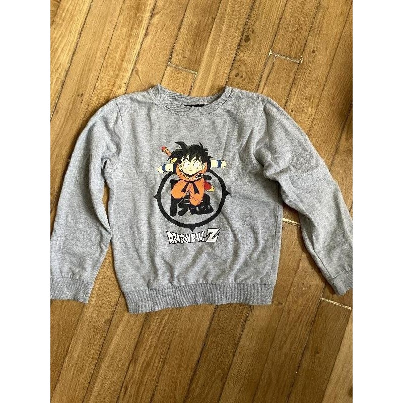 Sweat Gris DBZ 10ans