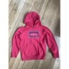 Sweat capuche rouge QuickSilver 10ans