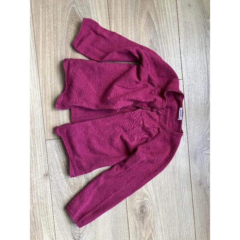 Gilet rose foncé Boutchou 24m