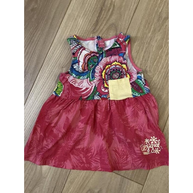 Robe rose Desigual 12m