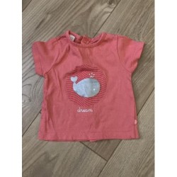 T-shirt rose baleine Obaibi 3m