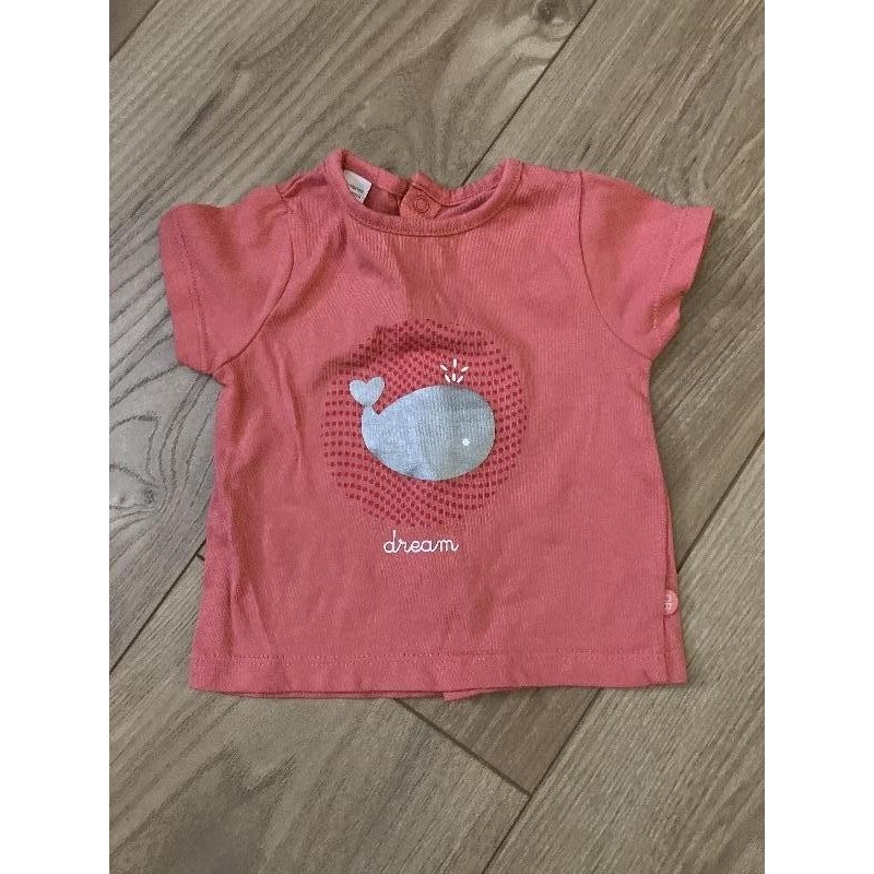 T-shirt rose baleine Obaibi 3m