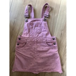 Jupe salopette rose DPAM 4ans