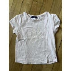 T-shirt rose fleur Okaidi 5a