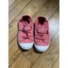 Chaussures rose toile 25