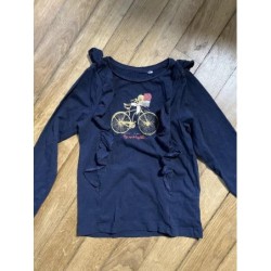 T-shirt bleu vélo orchestra 5a