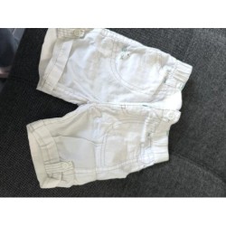 Short blanc TAILLE 6 mois