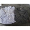Lot 2 chemises ML rayé TAILLE 6 mois