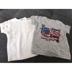 Lot 2 t-shirt MC TAILLE 3 mois