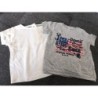 Lot 2 t-shirt MC TAILLE 3 mois