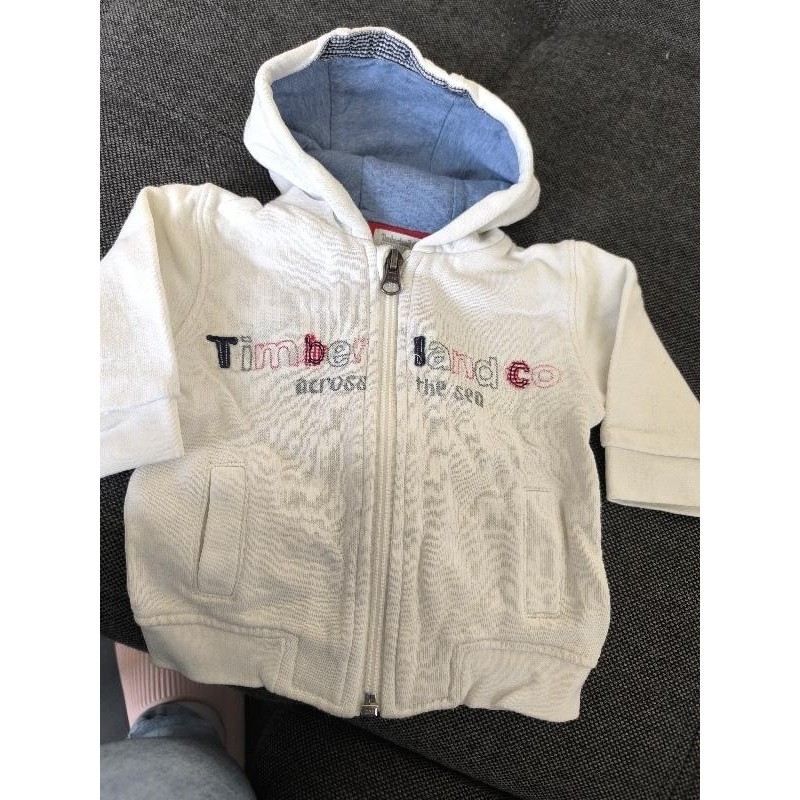 Sweat blanc Timberla TAILLE 3 mois
