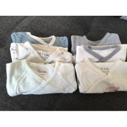 Lot 6 body ML TAILLE 1 mois