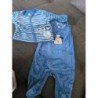 Pyjama velours 2P TAILLE 1 mois