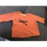 T-shirt ML orange  TAILLE 1 mois