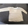 T-shirt ML rayé  TAILLE 1 mois