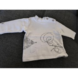 T-shirt ML blc TAILLE 1 mois