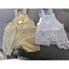 Lot 2 salopettes courtes TAILLE 6 mois