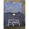 Lot 2 T-shirt ML joues TAILLE 12 mois