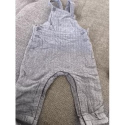 Salopette longue grise...