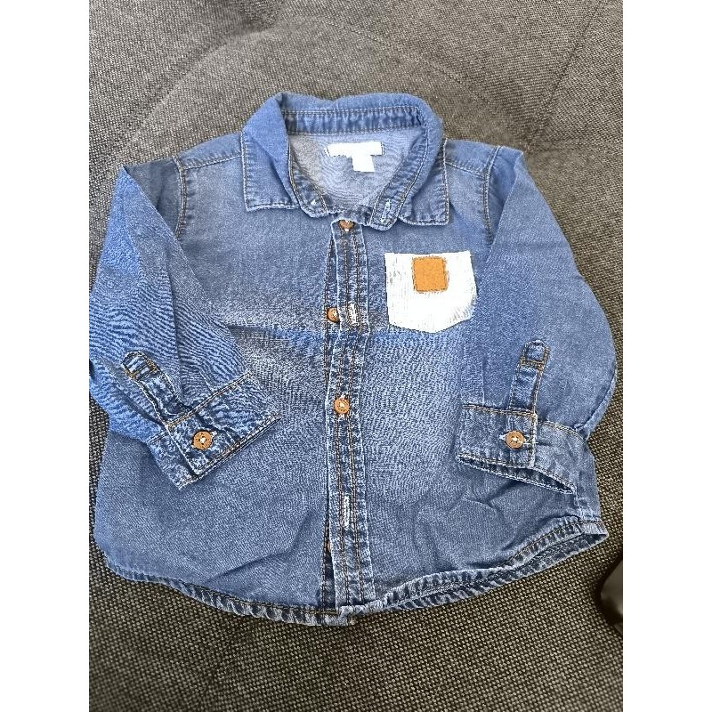 Chemise ML j'en  TAILLE 12 mois