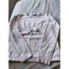 Pull rose pâle noeud  TAILLE 12 ans 