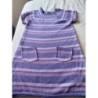 Robe MC violette rayee TAILLE 12 ans 