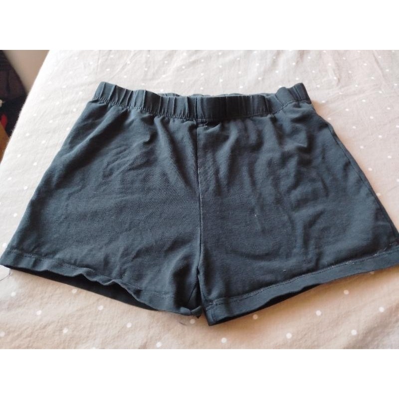 Short jersey noir TAILLE 12 ans 