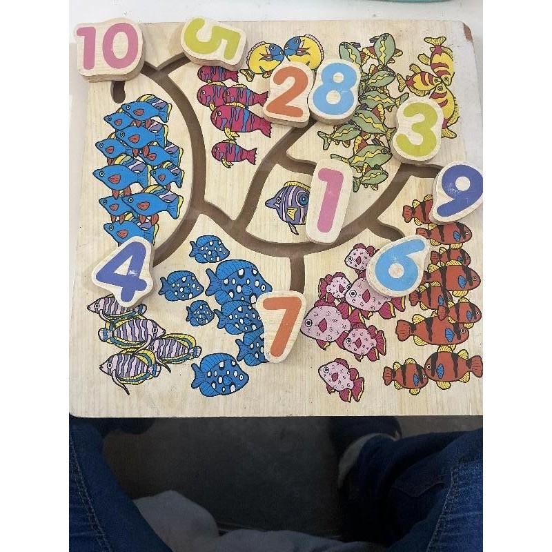 Jeu en bois - nombre