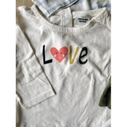 T-shirt ML love TAO TAILLE...