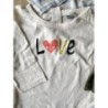 T-shirt ML love TAO TAILLE 12 mois