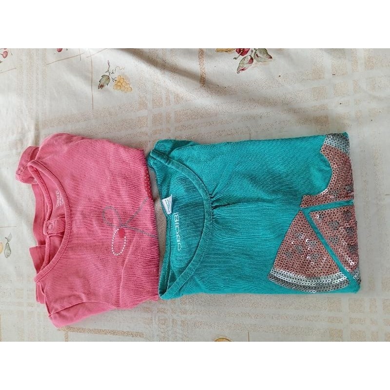 Lot tee shirt fille TAILLE 23 mois