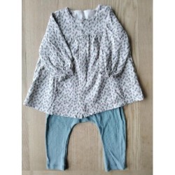 Ensemble blanc/bleu Petit...