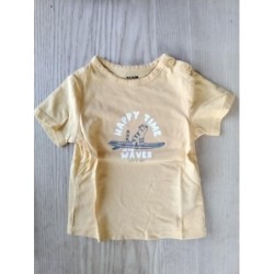 T-shirt jaune happy time...