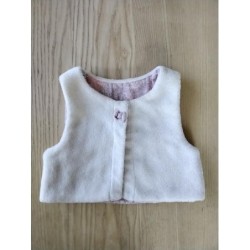 Gilet SM blanc/rose Absorba...