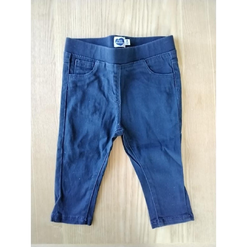 Pantalon bleu Mots d’enfants  TAILLE 12 mois
