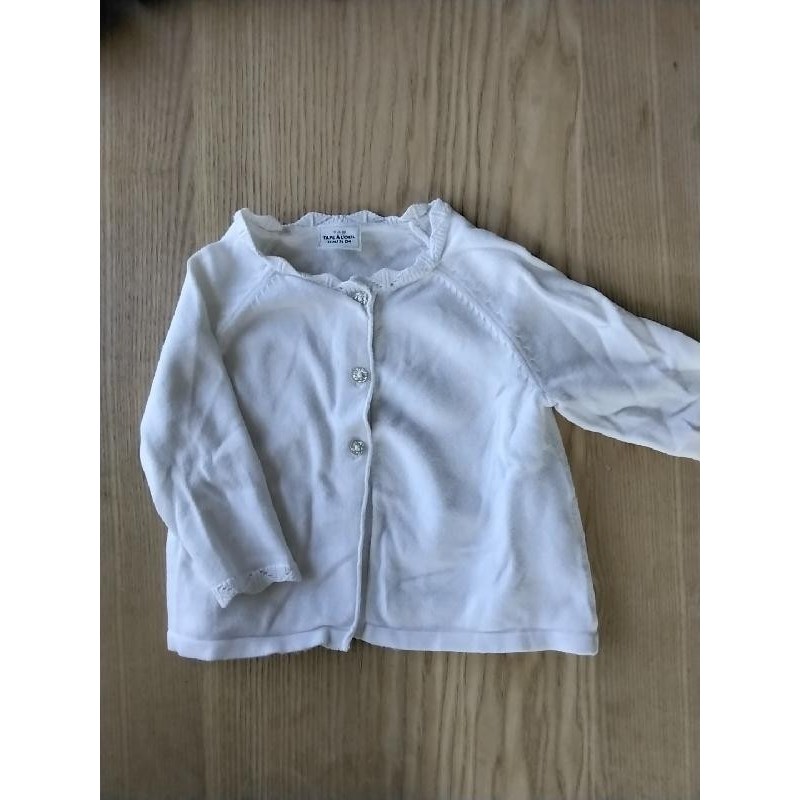 Gilet blanc TAO 12 mois TAILLE 12 mois