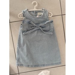 Robe jeans noeud zara...