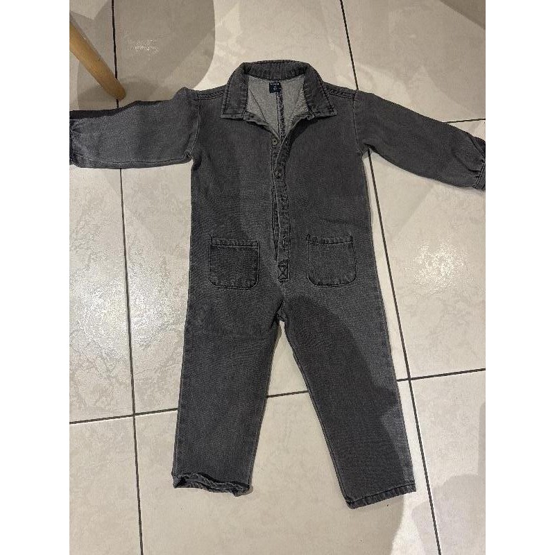 Combi jeans noir  TAILLE 2 ans 