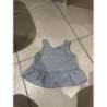 Débardeur jeans froufrou  TAILLE 2ans